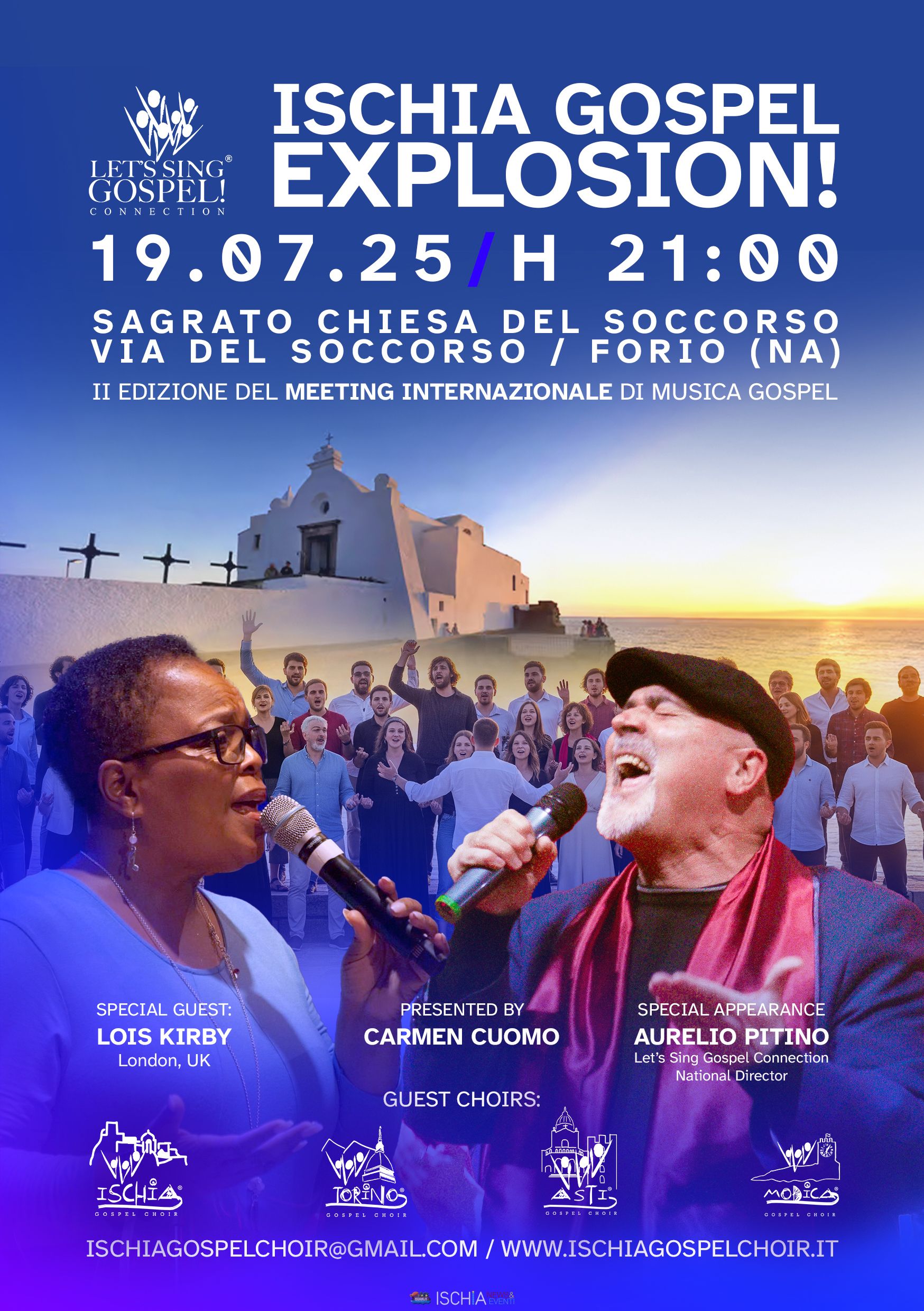ischia gospel explosion LOCANDINA 28062025