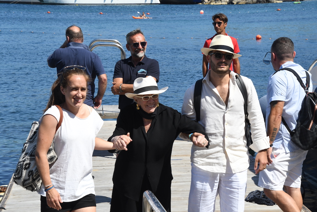 Lina Wertmuller  sbarca sull'Isola d'Ischia per l'Ischia Global Fest diretta all'Hotel della Regina Isabella per la rassegna stampa